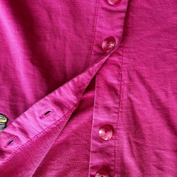 Reworked Patchwork Garden and Cat Theme Cardigan - Picture 4 of 6